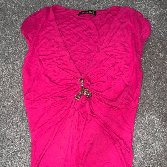 vintage Roberto Cavalli blouse with embellishments - Picture 1 of 5